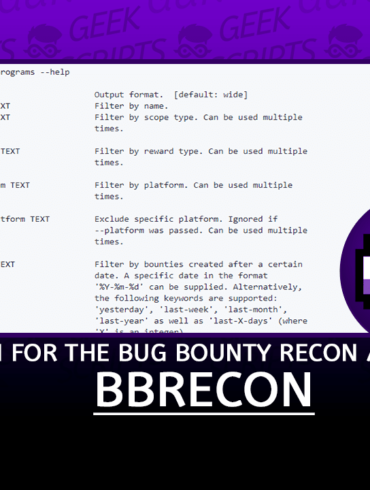 Bbrecon Python Library And CLI For The Bug Bounty Recon API
