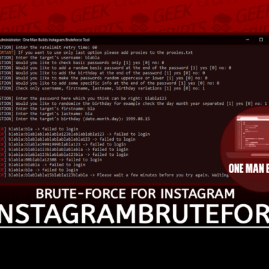 InstagramBruteforce Brute-Force for Instagram