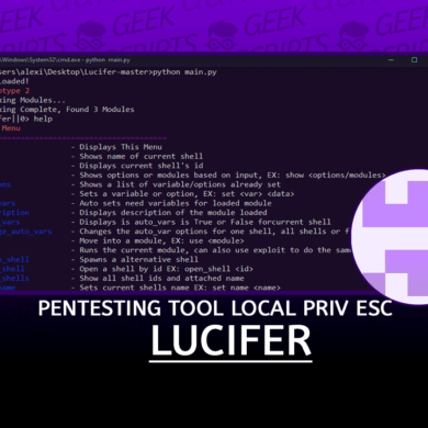 Lucifer Powerful Pentesting Tool For Local Priv Esc