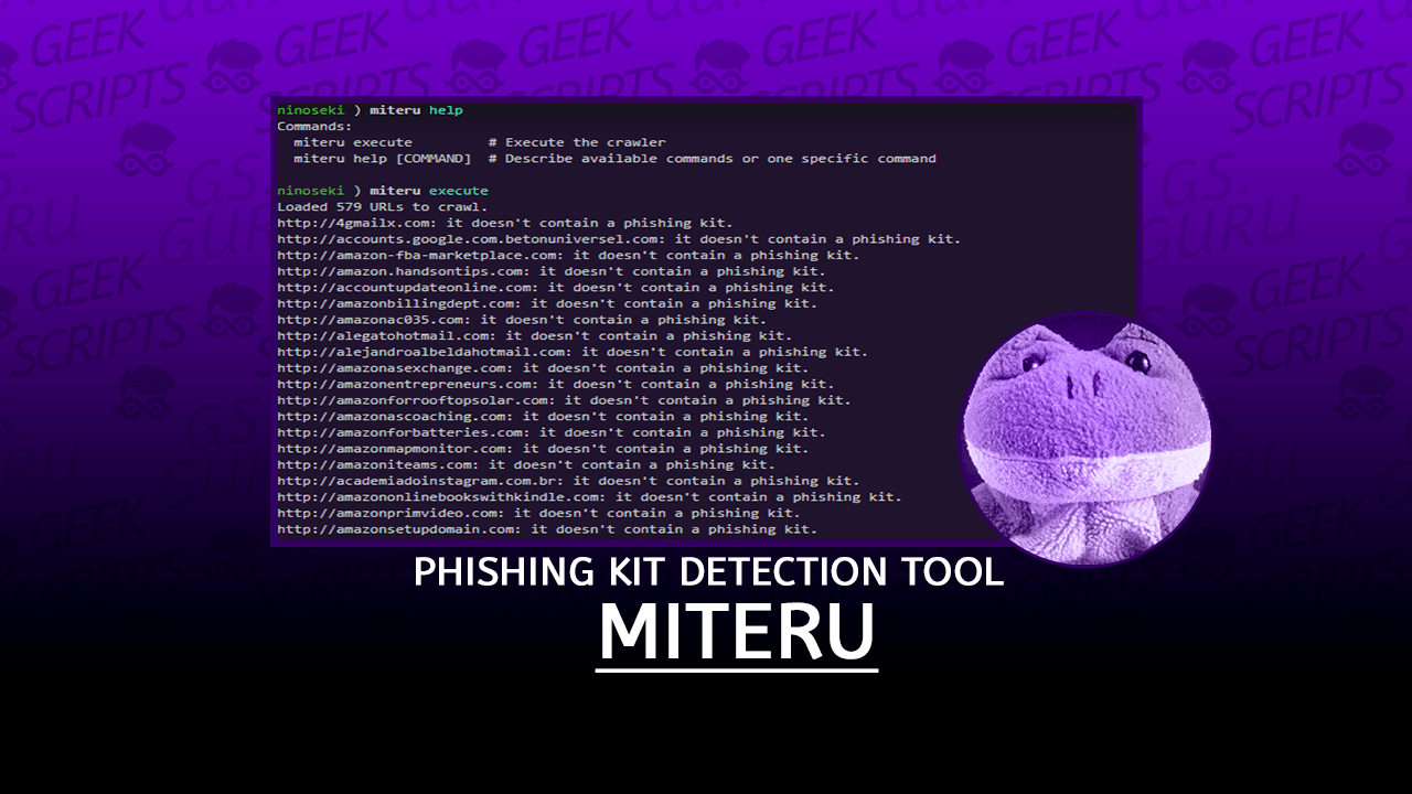 Miteru An Experimental Phishing Kit Detection Tool