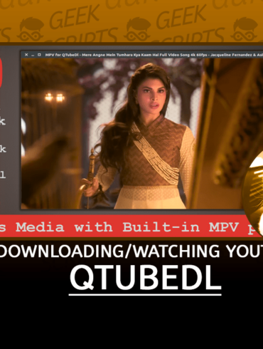 QTubeDl GUI for Downloading watching Youtube Linux