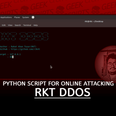 RKT DDoS Python Script for Online Attacking