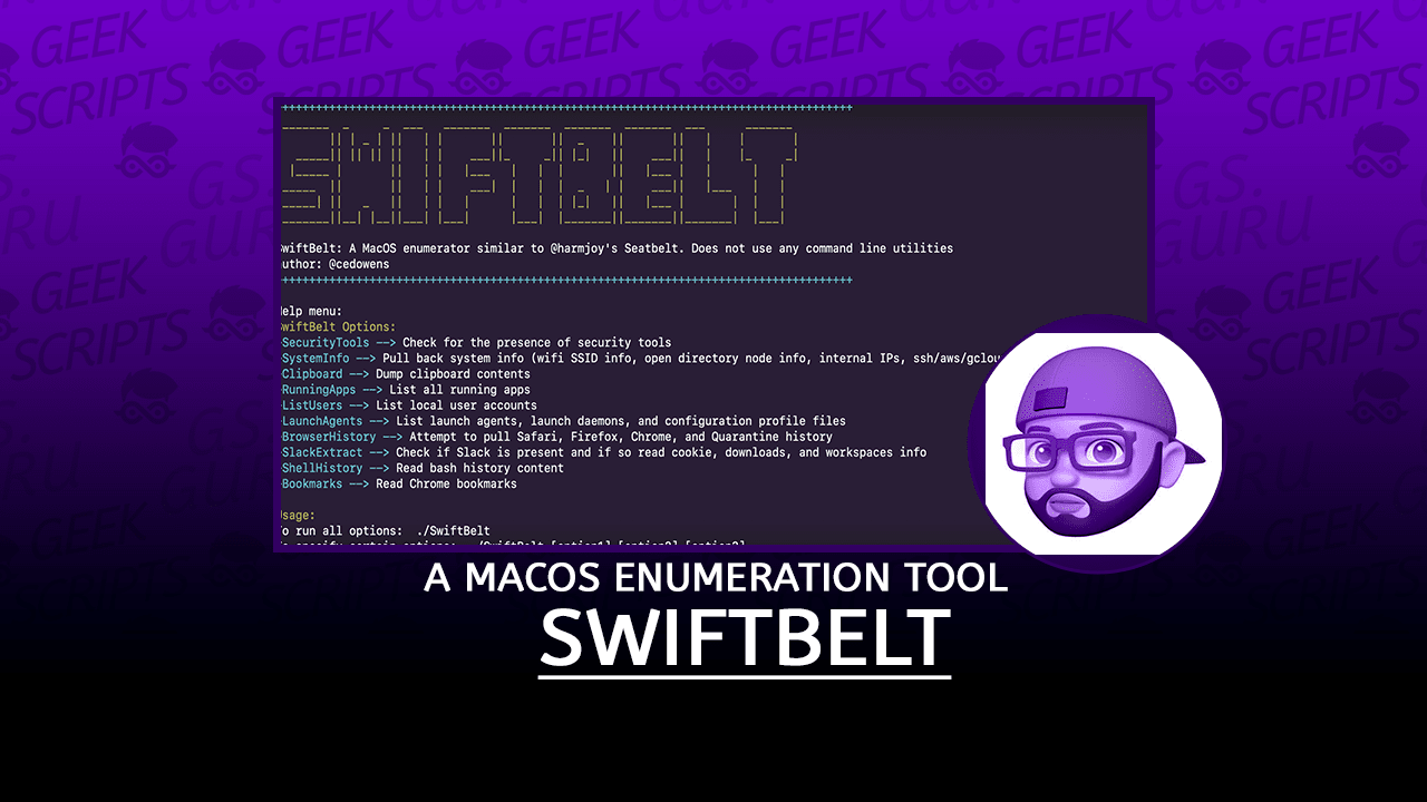 SwiftBelt A macOS Enumeration Tool