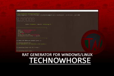 TechNowHorse RAT Generator Windows Linux Systems