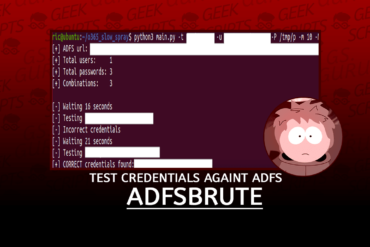 adfsbrute Test Credentials Against ADFS