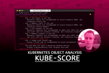 kube-score Kubernetes Object Analysis for Improved Reliability