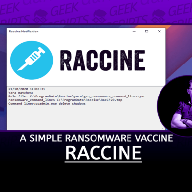 Raccine A Simple Ransomware Vaccine