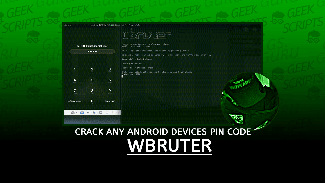 WBRUTER Crack Any Android Devices Pin Code