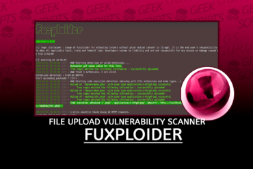 Fuxploider File Upload Vulnerability Scanner Exploitation Tool