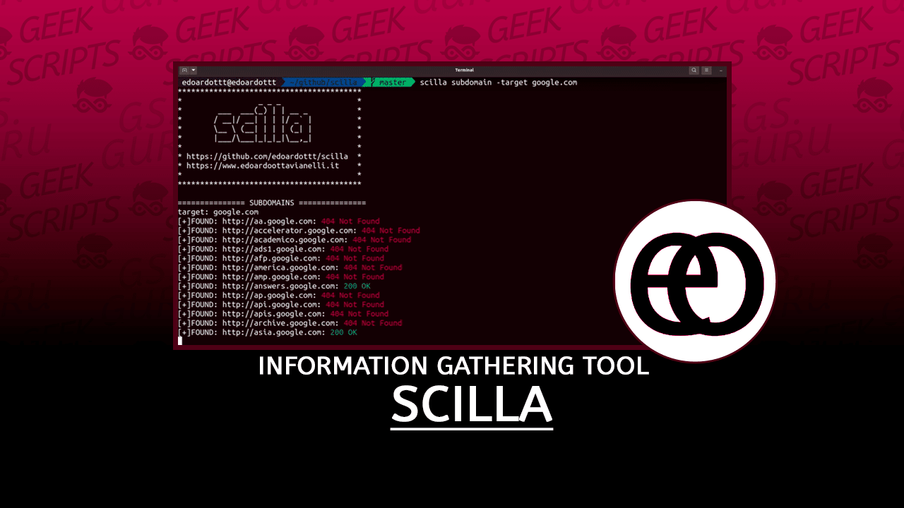 Scilla Information Gathering Tool