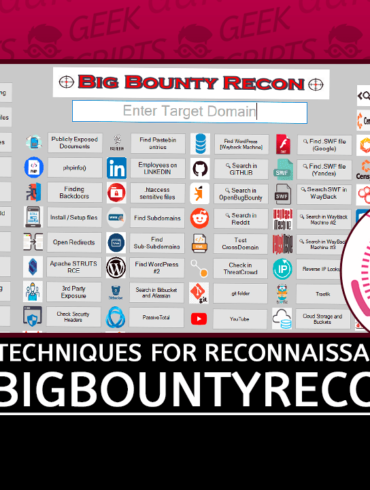 BigBountyRecon 58 Techniques for Reconnaissance