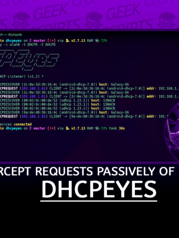 DHCPEyes Intercept requests passively DHCP