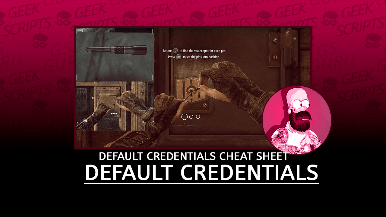 Default Credentials Cheat Sheet Github
