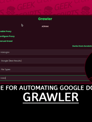 Grawler Automating Google Dorks