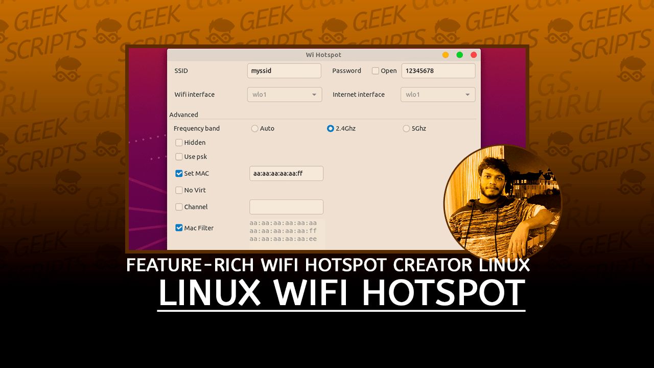 Linux Wifi Hotspot Feature-rich Creator