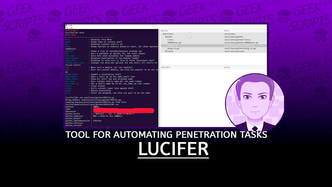 Lucifer Tool For Automating Penetration Tasks