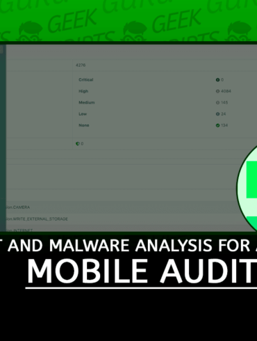 Mobile Audit SAST and Malware Analysis for APKs