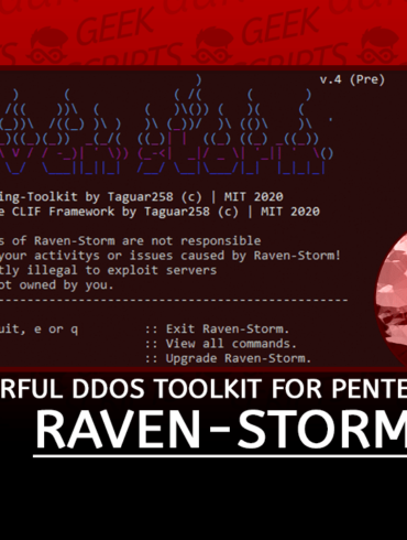 Raven-Storm Powerful DDoS toolkit Pentesting