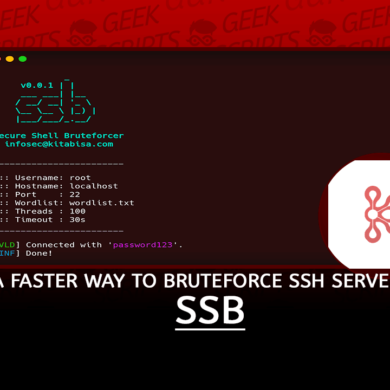 SSB A faster simpler way to Bruteforce SSH Server
