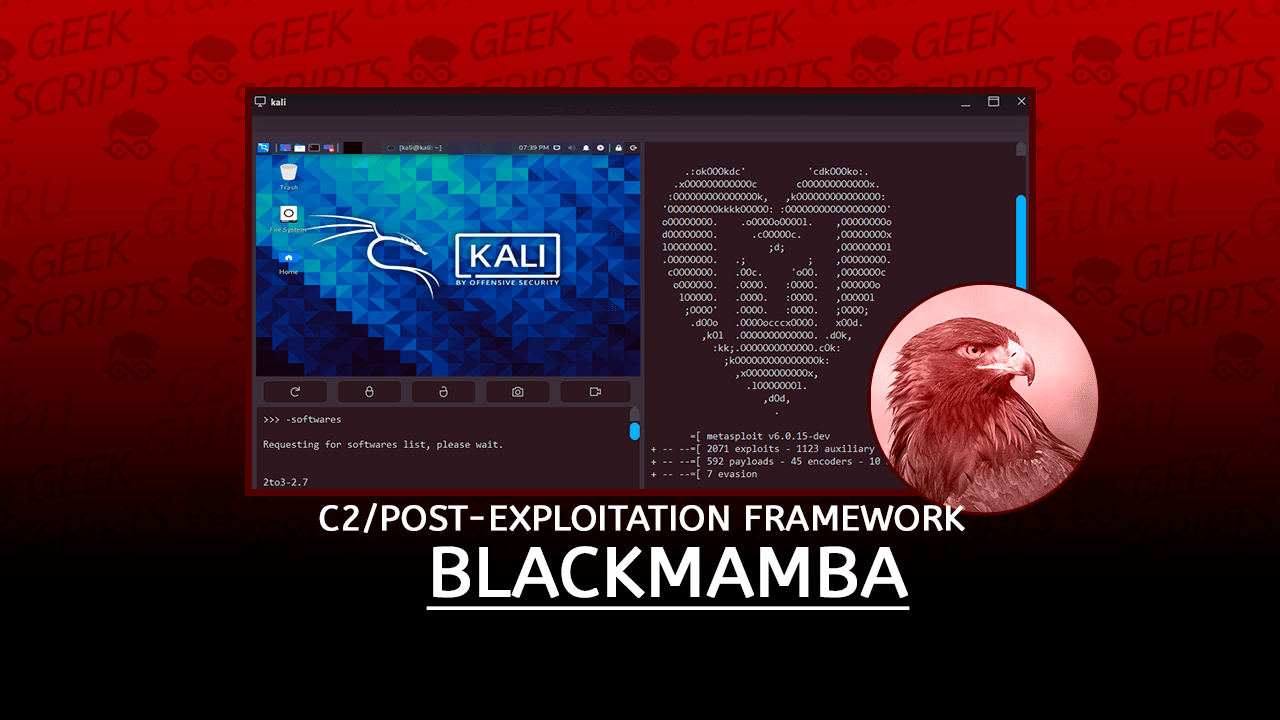 BlackMamba Framework de Mando y Control Post Exploitación