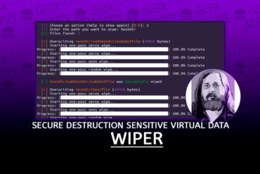 Wiper Secure Destruction of Sensitive Virtual Data