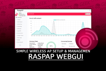 RasPap WebGUI Simple Wireless AP Setup