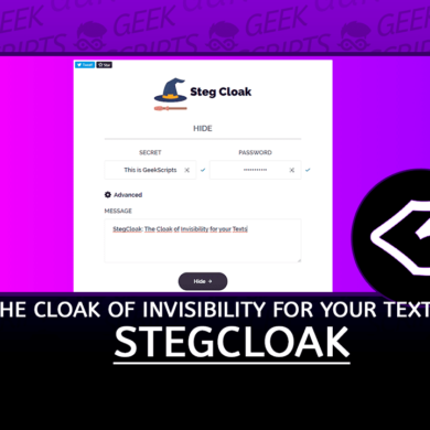 StegCloak The Cloak of Invisibility for your Texts