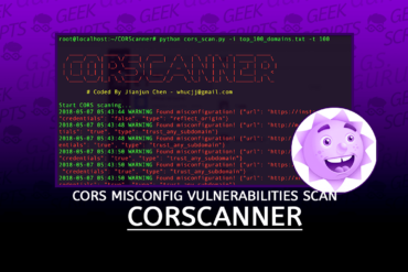CORScanner Fast CORS Misconfiguration Vulnerabilities Scanner