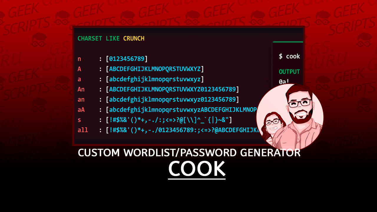 Cook A Customizable Wordlist and Password Generator