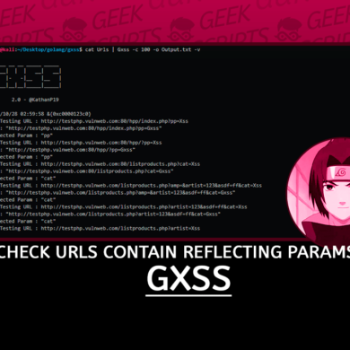 Gxss Check URLs Contain Reflecting Params