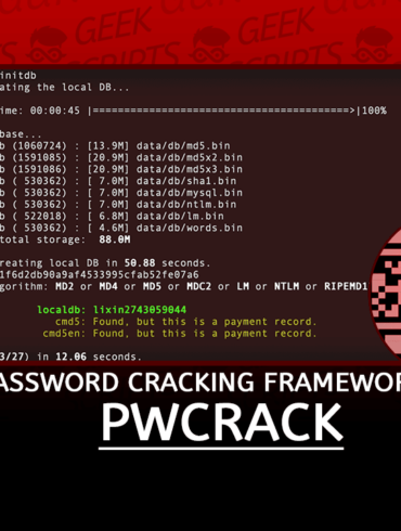 Pwcrack Password Cracking Framework