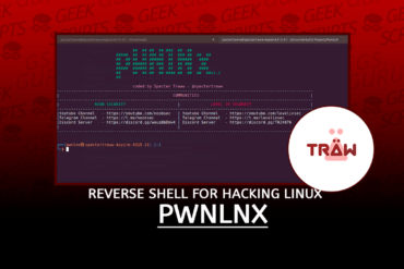 PwnLnX Reverse Shell For Hacking Linux Systems