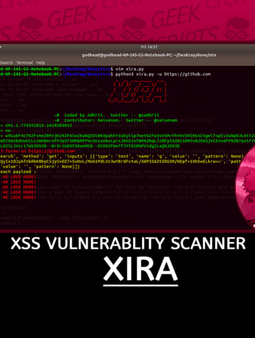 XIRA XSS Vulnerablity Scanner