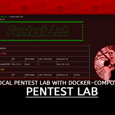 Pentest_Lab Local Pentesting Lab using Docker-Compose