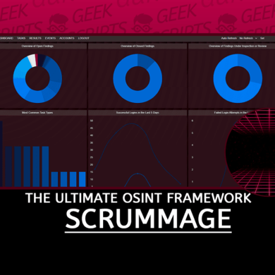 Scrummage The Ultimate OSINT Framework