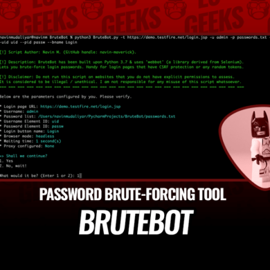 BruteBot Password Brute-Forcing Tool