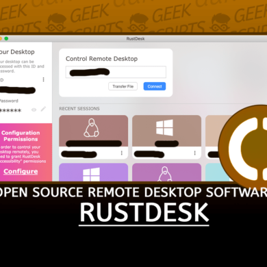 RustDesk Open Source Remote Desktop Software
