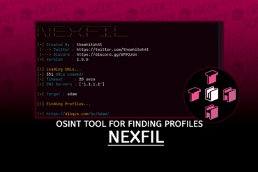 NExfil OSINT Tool for Finding Profiles by Username