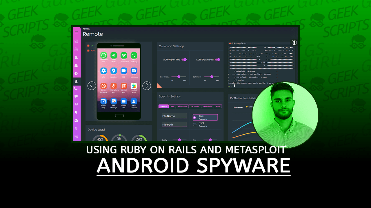 Android Spyware Rails Web App for Spying Android Devices