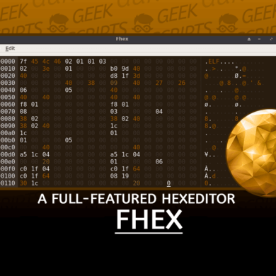 Fhex A Full-Featured HexEditor