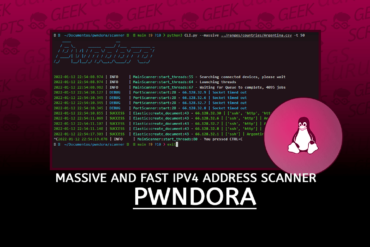 Pwndora massive and fast IPv4 address range scanner
