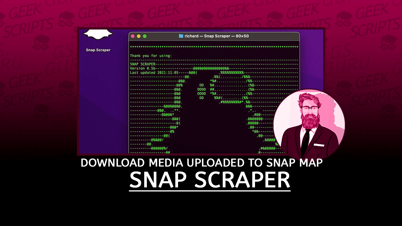 Snap Scraper Download Media Uploaded to Snapchat's Snap Map