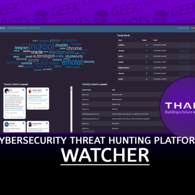 Watcher Cybersecurity Threat Hunting Platform
