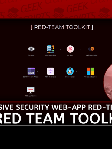 Red Team Toolkit Offensive Security Web-App for Red-Teaming