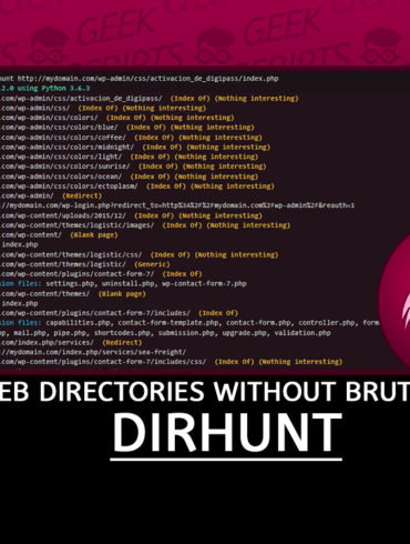 DirHunt Find Web Directories Without Bruteforce