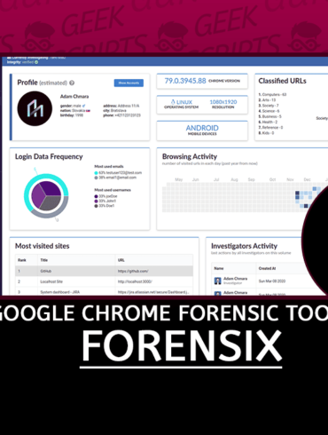 ForensiX Google Chrome Forensic Tool