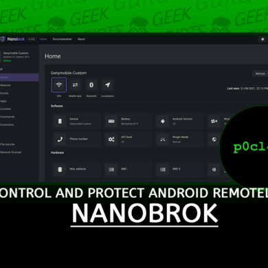 Nanobrok Control and Protect your Android Device Remotely