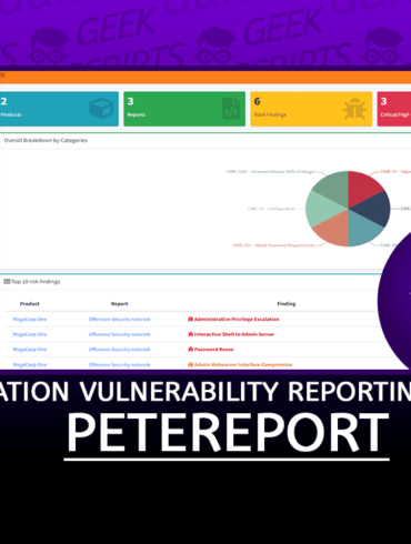 PeTeReport Application Vulnerability Reporting Tool