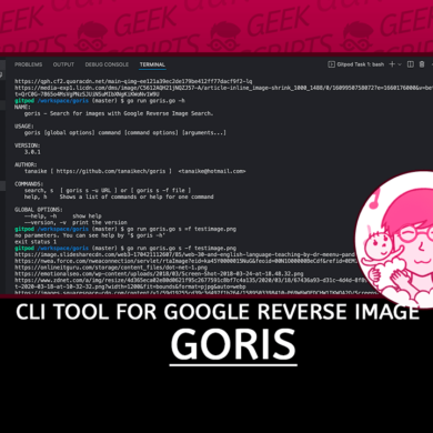 Goris CLI Tool for Google Reverse Image